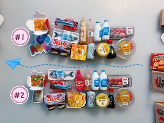 Zuru toys Mini Brands Fill the Fridge Sushi Chicken Lots