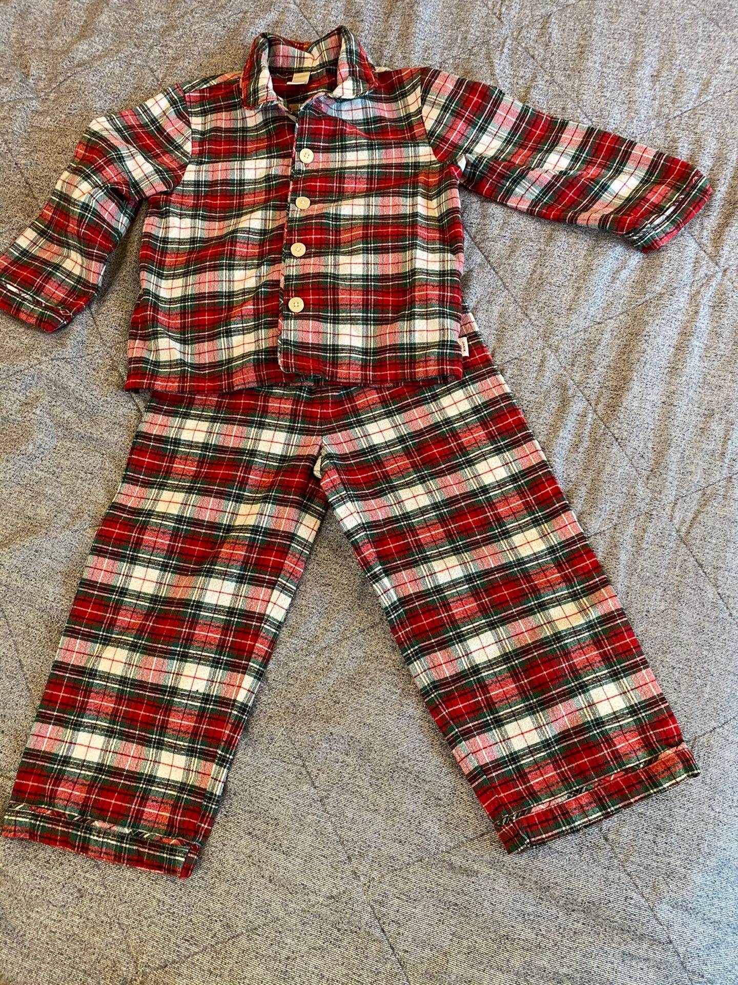 Janie and Jack Plaid Pajamas Kids 4T