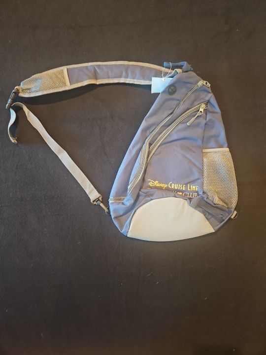 Disney Cruise Line Castaway Club Sling Backpack Cross Body Bag Unisex NWT