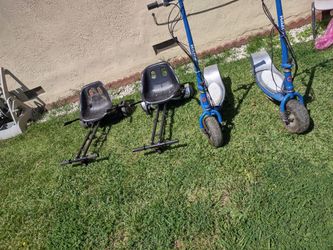 Hover go kart and scooters need work on yhem