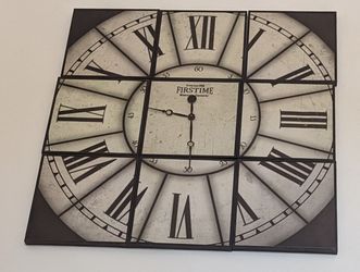 3' X 3' (9 Piece) Large Wall Clock