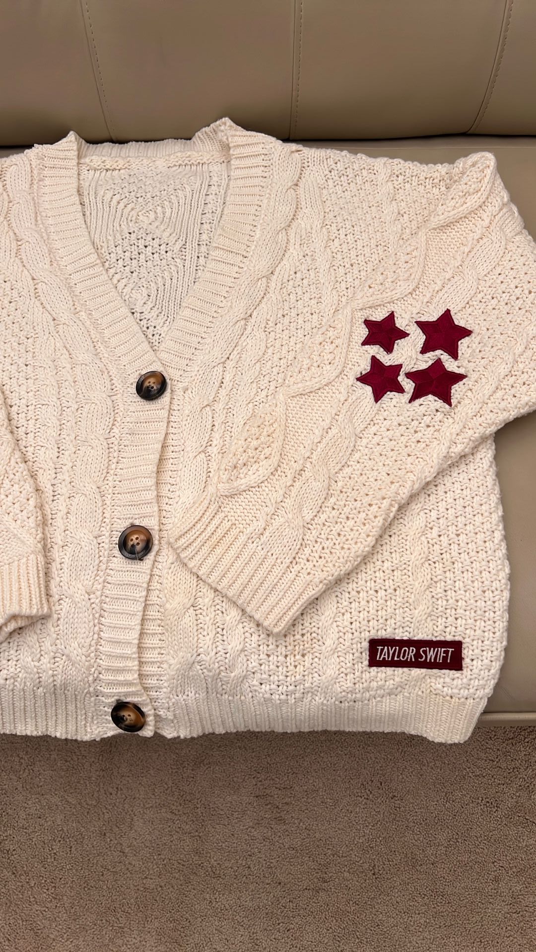 Authentic Taylor Swift “Red” Cardigan Sweater 
