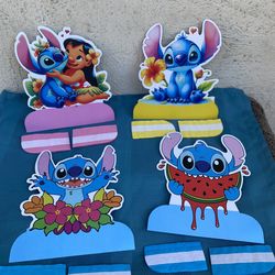 Lilo And Stitch Birthday Party  Honeycomb Centerpiece.