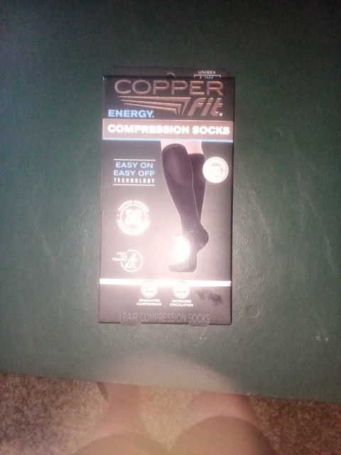 New Copper Fit Unisex Compression Socks Cash