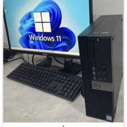Dell  i7-6700- 8GB RAM- 256GB SSD -24"screen Win 11+office