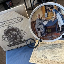 Norman Rockwell ,” The Edwin M Knowles Plate Collection