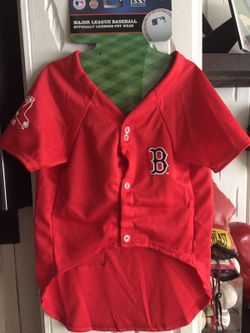 Dog Baseball Jersey Boston Red Sox Large. 20" -24"