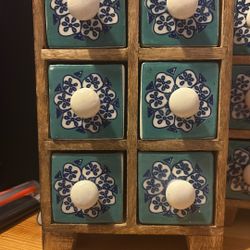 mini shelf wooden chest ceramic drawers india 