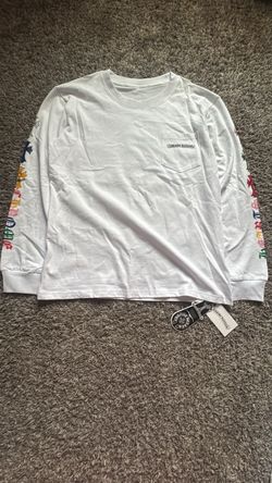 white colorful long sleeve