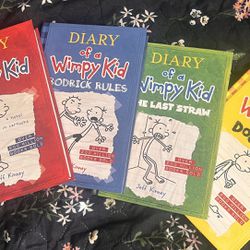 Diary Of A Wimpy Kid Books 1-4 