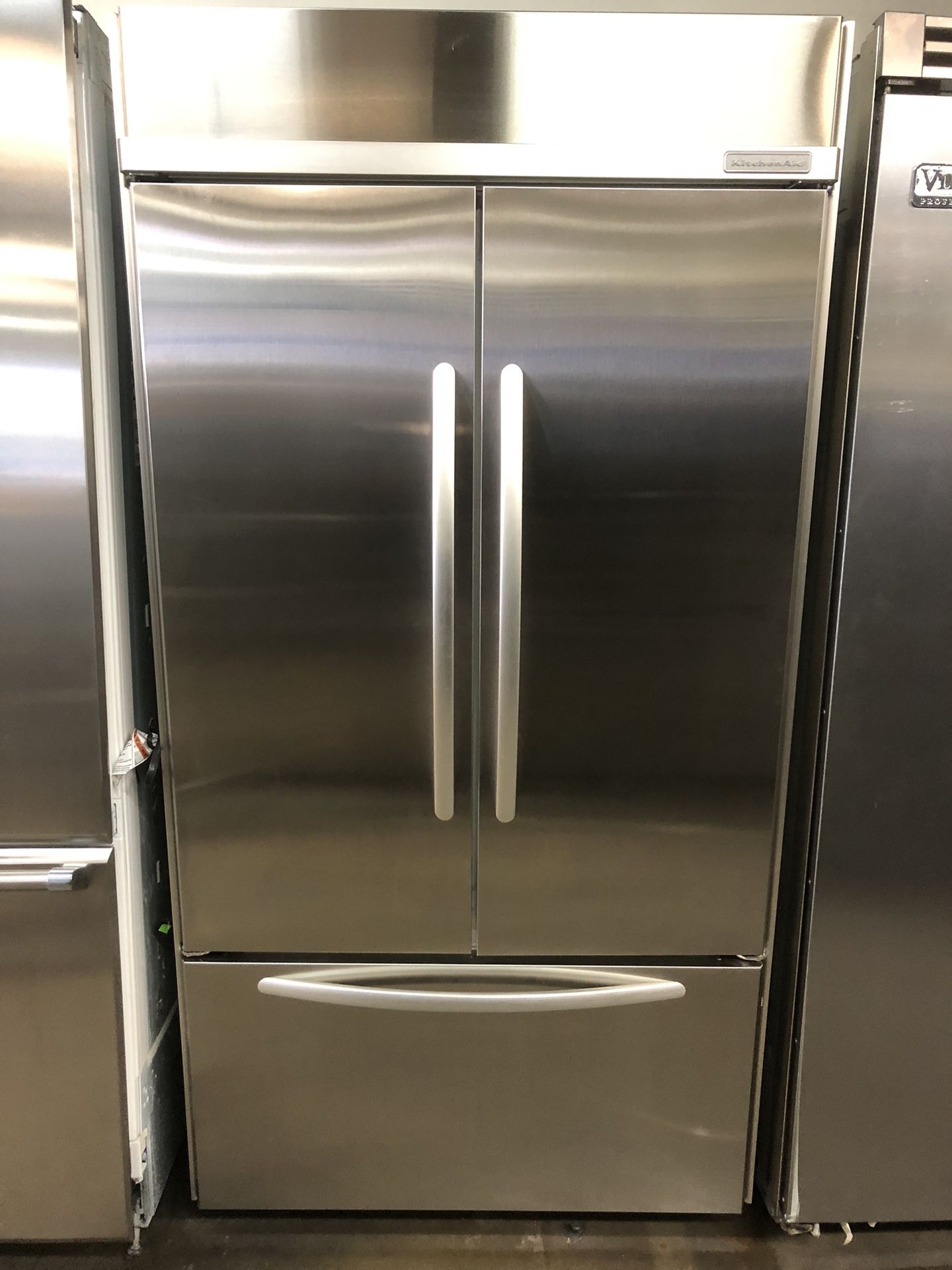 Kitchen Aid 42” Stainless Steel Built In French Door Refrigerator 