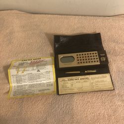 Vintage 1979 Mattel Electronics Horse Race Analyzer With Instructions Works