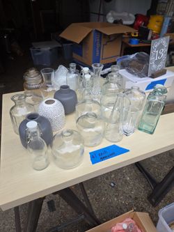 Wedding vases and decor