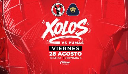 Xolos vs Pumas Aug 28