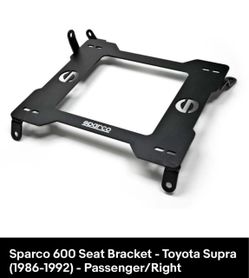 Toyota MK3 Supra Sparco 600 Seat Brackets
