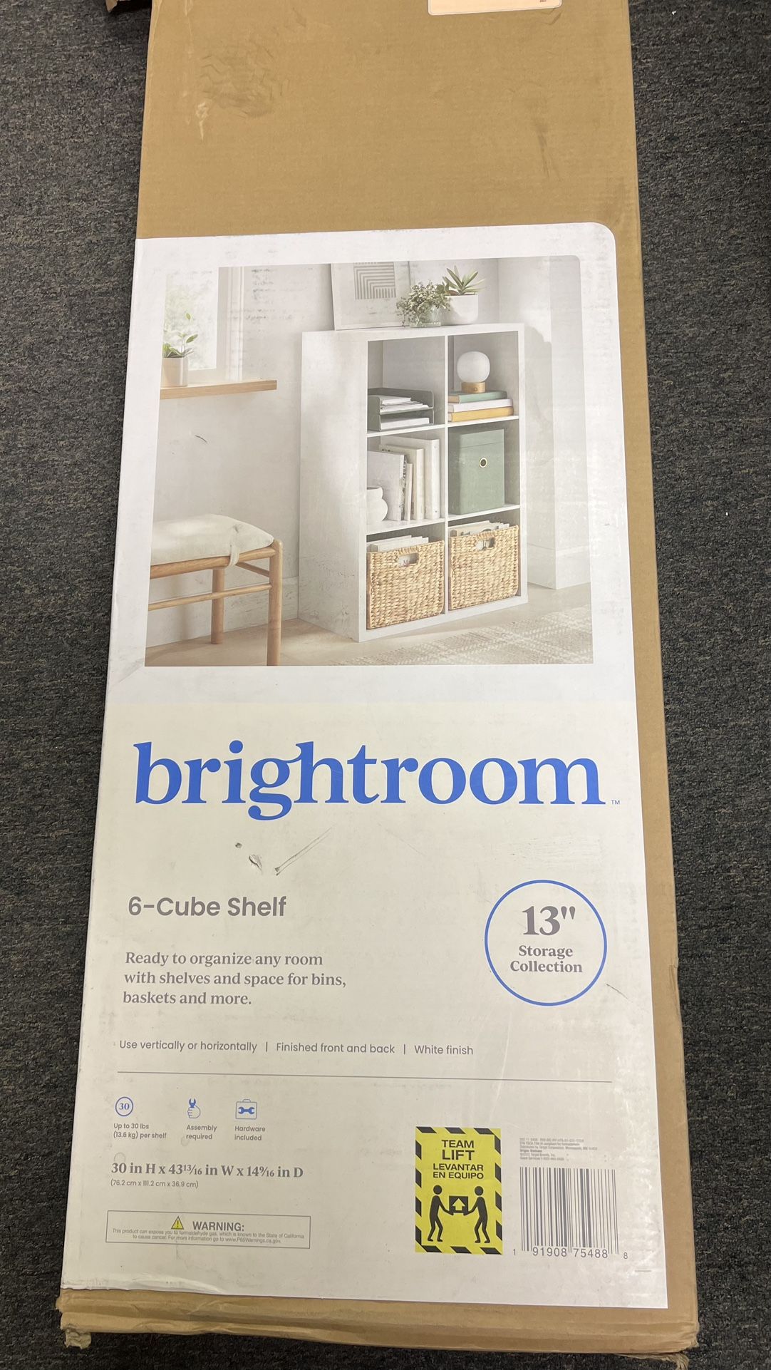 Brightroom 6-Cube Shelf