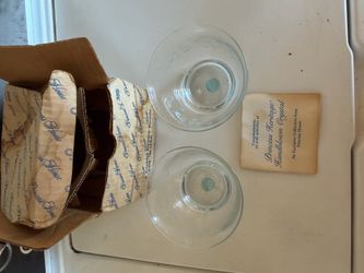 Princess House Heritage Crystal Handblown Revere Bowls
