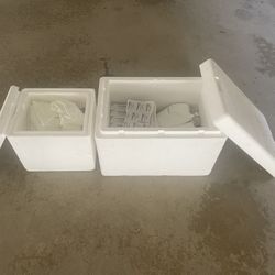 Free Foam Coolers with Ice Packs