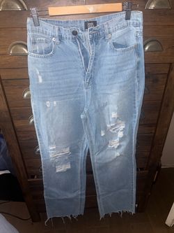 Simple Society Distressed Light Wash Jeans