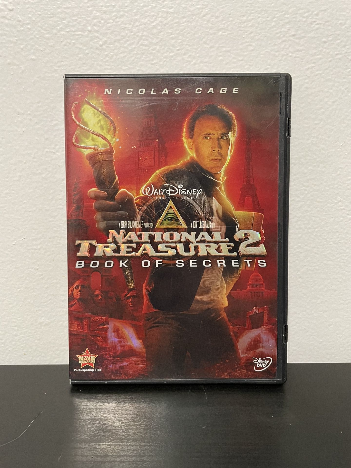 National Treasure 2 Book Of Secrets DVD Movie Like New Disney Nicolas Cage 2008