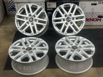 Toyota tundra Tacoma rims Wheels 18 inch factory 6 lugs bolt pattern 5.50 inch 139.70 mm set of 4
