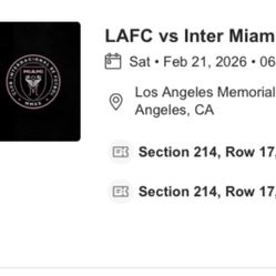 LAFC Soccer Ticket