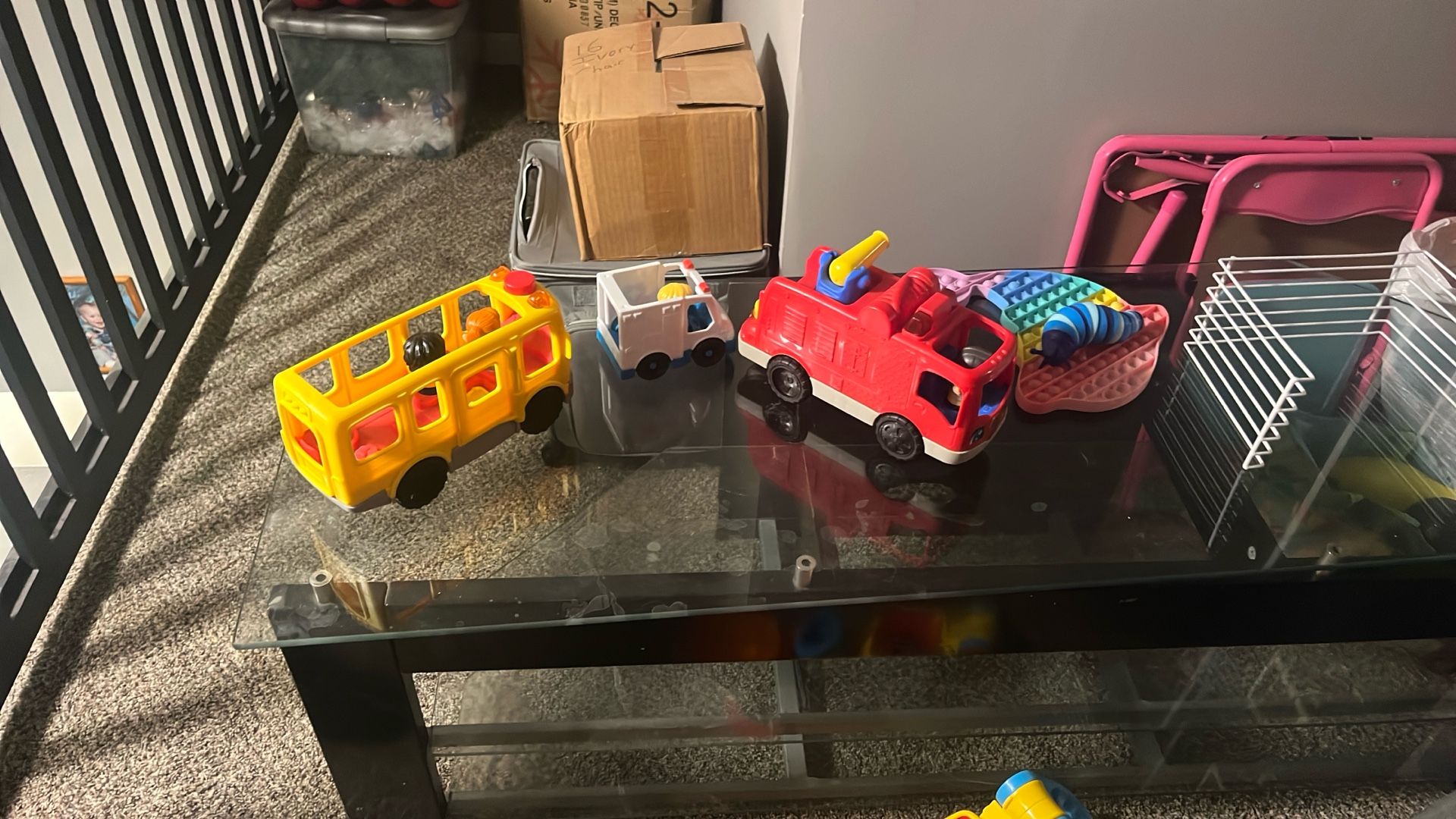 Little People Vehicle Lot
