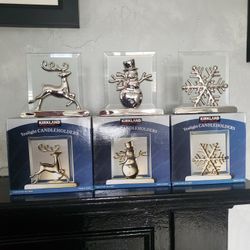 Christmas Tealight Candle Holder Set