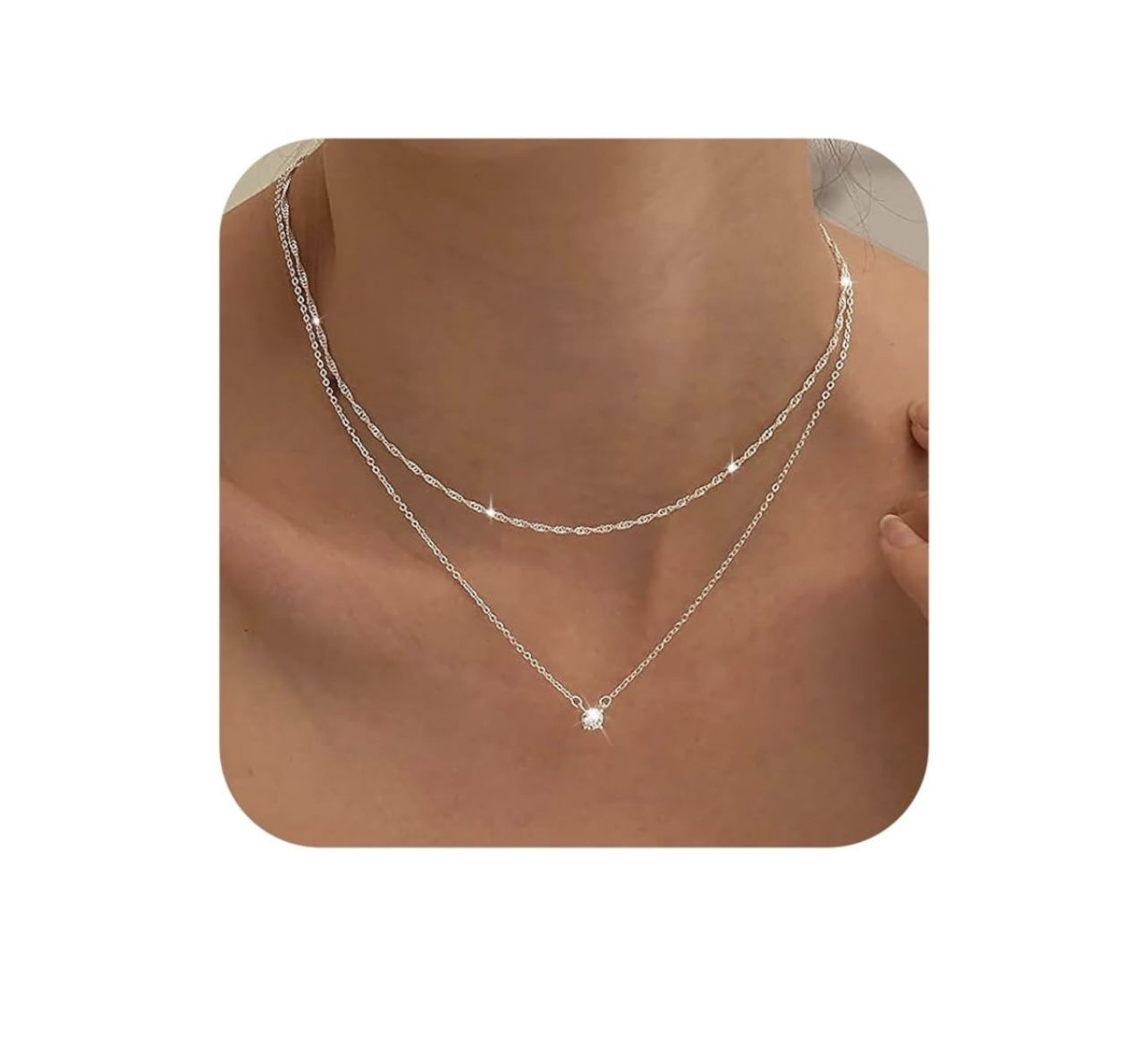 Tewiky Diamond Necklaces for Women