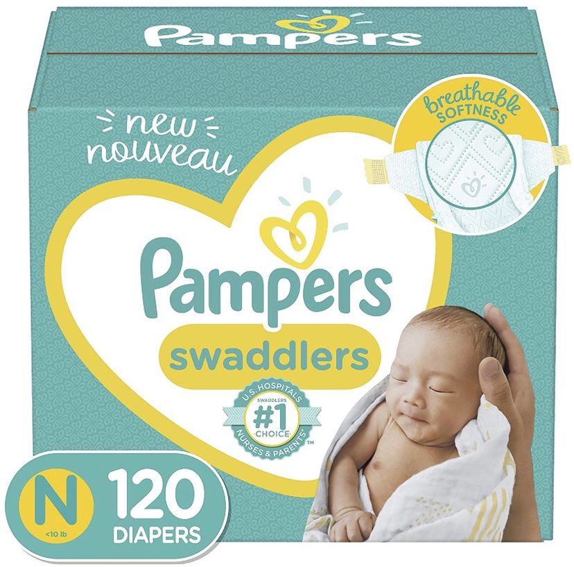 Pampers Swaddlers Size Newborn Diapers-pañales