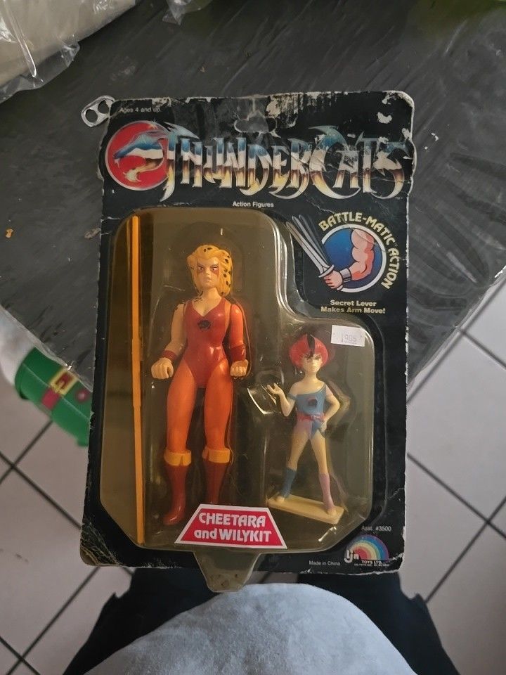 Vintage Tunder Cats Action Figure (Cheetara And Wilykit)