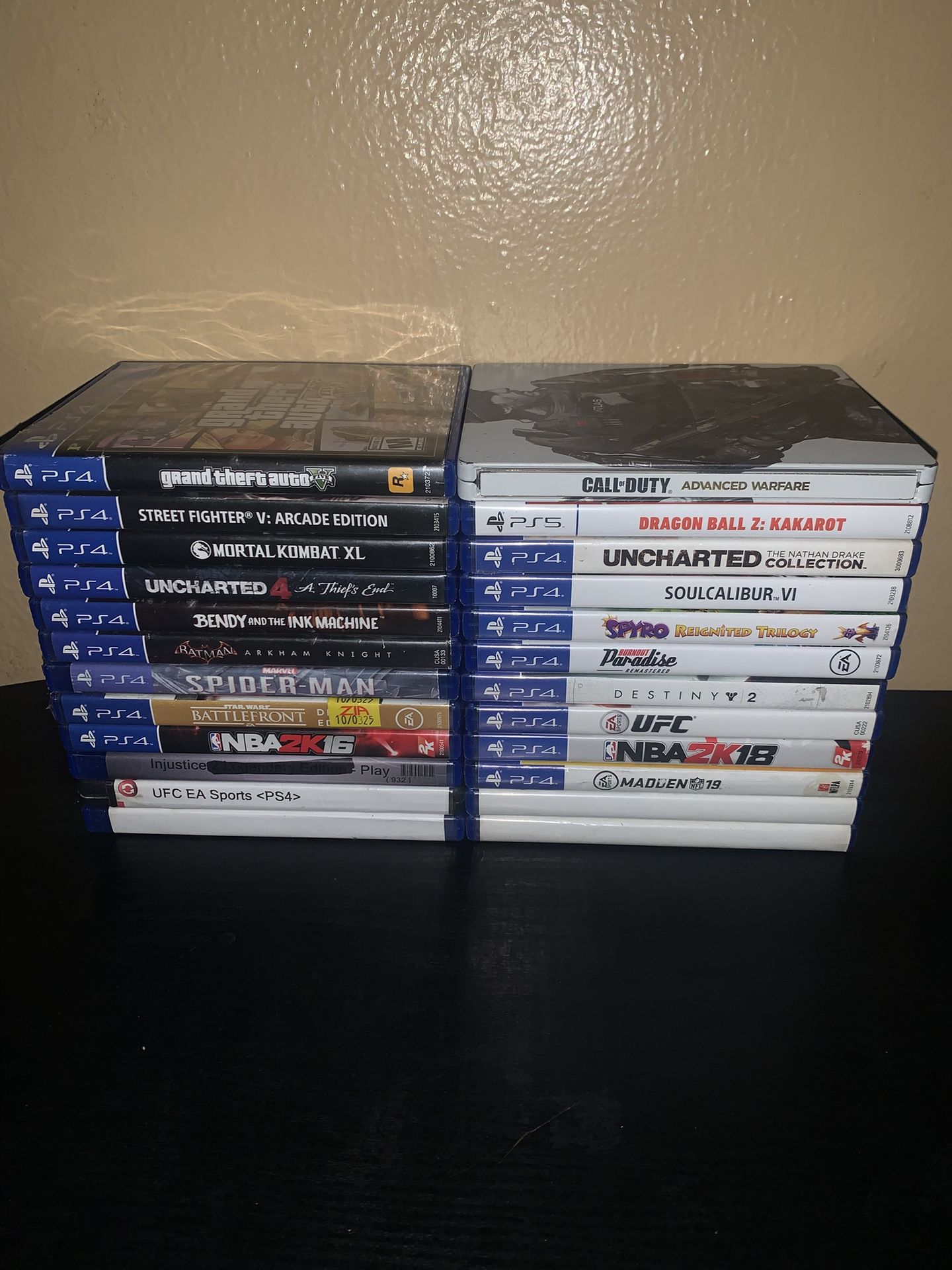 PlayStation 4 Video Game Collection PS4 For Sale