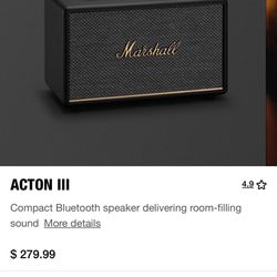 Marshall Action III Speaker