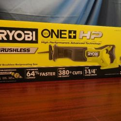 *NEW* Ryobi ONE+ HP 18V Brushless Cordless Reciprocating Saw (High Performance) [PBLRS01B]
