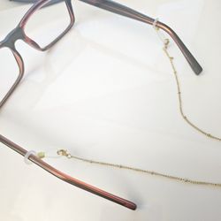 Glasses 18k Gold Plated Chain Straps 