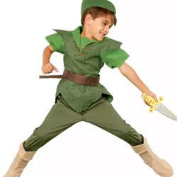 Disney Kids Peter Pan costume Sz 9/10 