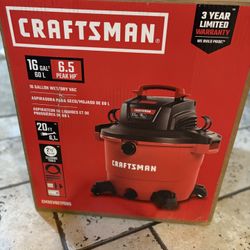 Brand NEW  Craftsman Shop Vac 6.5hp