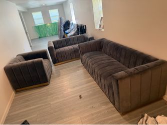 luxury three-piece living room furniture