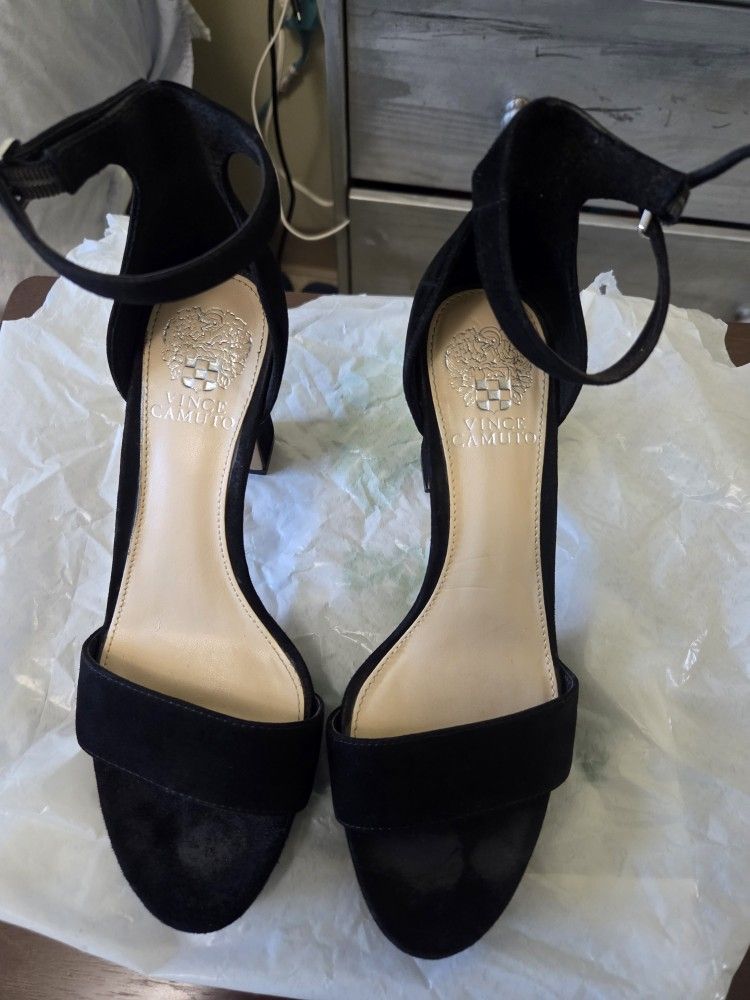 Vince Camuto Suede Heels-Suede Sz 8