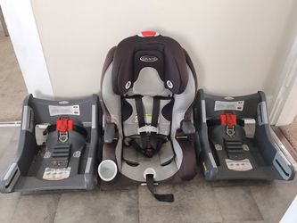 Graco Smart Seat All-in-One Convertible Car Seat + 2 Car Seat Bases