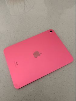Pink iPad (10 gen)