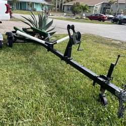 Galvanized jet ski trailer . New coupler, new eheelz, lED lights. Ready to load