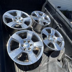 20” Silverado Ltz Oem Wheels 