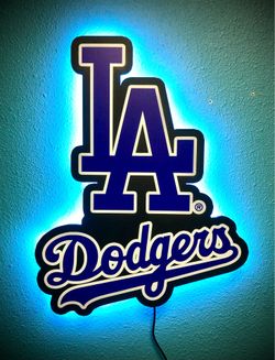 LA Dodgers Neon Logo Sign New