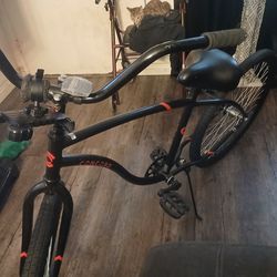 Black and red Concord bike