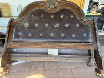 Door and bed frame