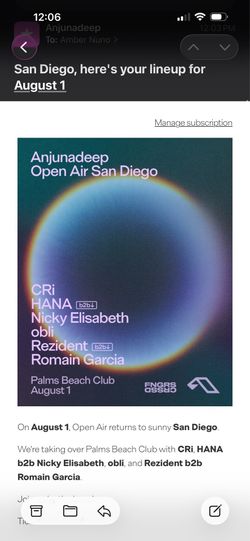 ANJUNADEEP tickets