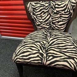 Zebra Print Chair