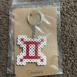Gemini Horoscope Keychain