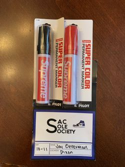 Supreme pilot permanent markers